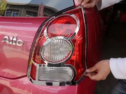 High Quality ABS Plastic Tail Rear Light Cover Trim For Suzuki Alto 09+ 2009 2010 2011 2012