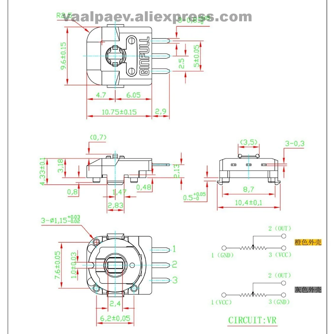 50 زوجًا من مقاييس الجهد TMR لسلسلة PS5 DualSense PS4 DS4 Xbox لـ ALPS ثلاثية الأبعاد تناظرية مضادة للانجراف عالية الدقة وعمر خدمة أطول #3