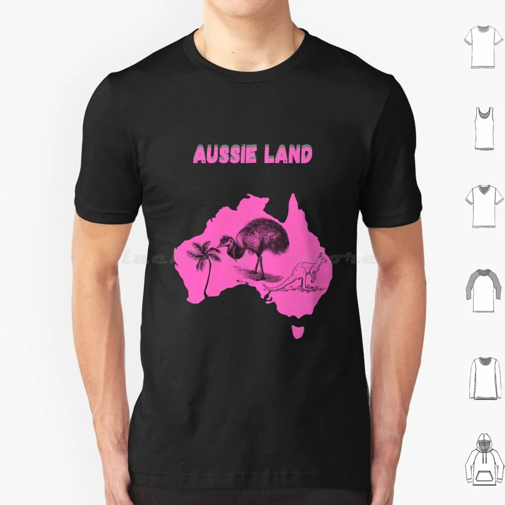 Camiseta de tierra australiana, camiseta fresca de algodón 6xl, bandera de tierra australiana de Australia, arbusto bajo canguro, 4wd, Land Cruiser Outback