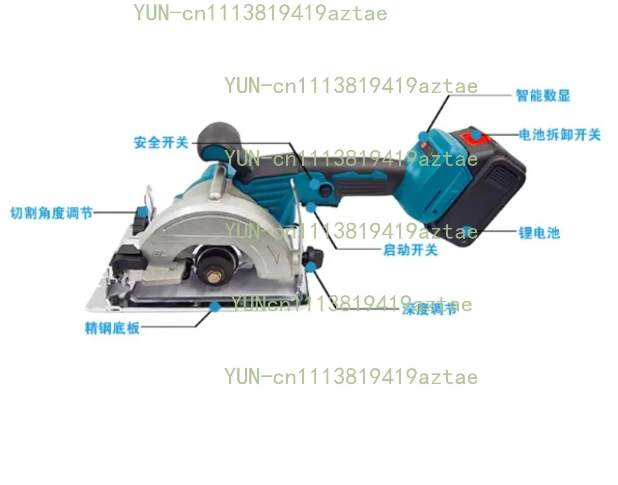 18V 20V 21V Lithium Battery Powered 6 in 1 Cordless Electric Brushless Power Drill Hammer Tools Combo Kit Set