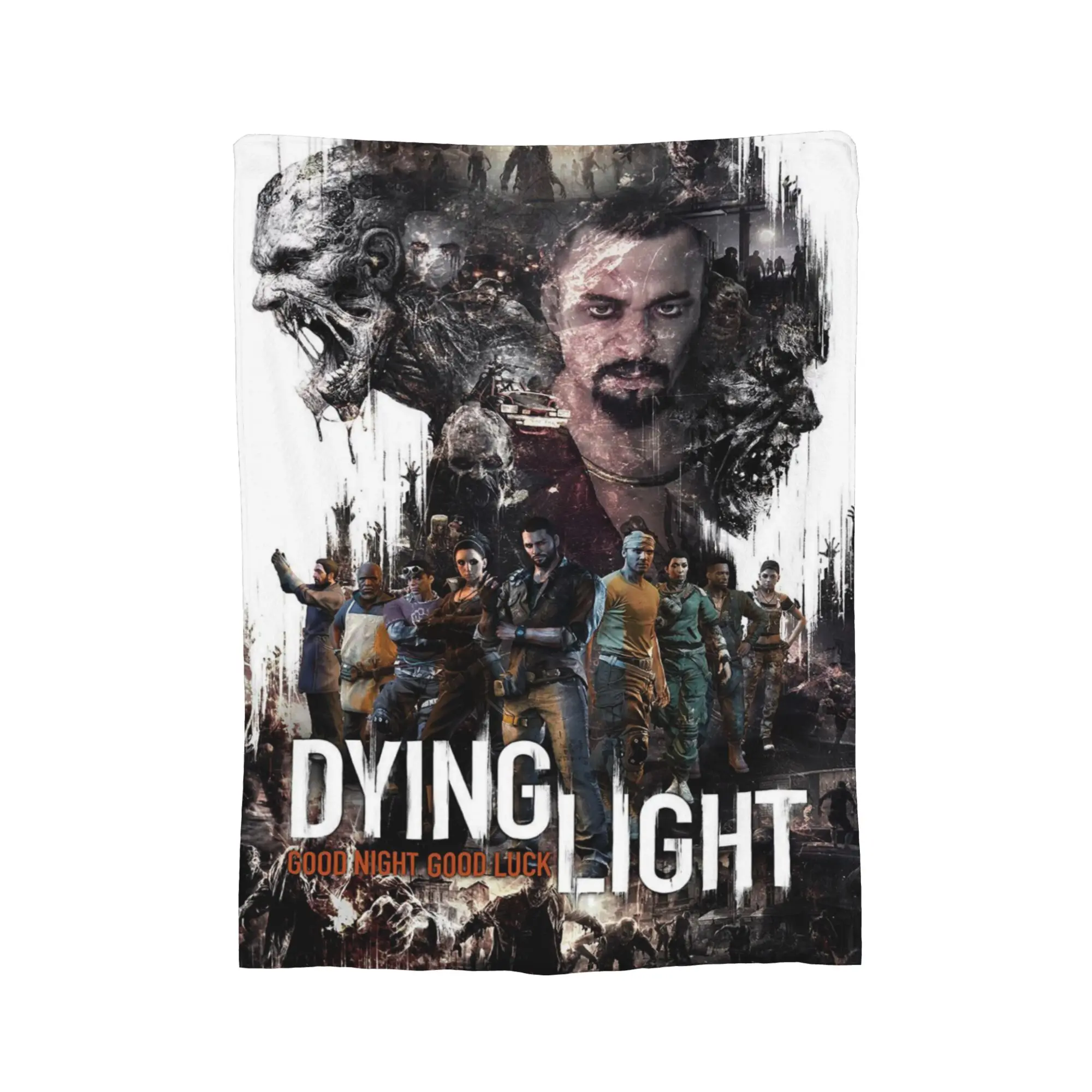 Dying Light The Beast Game Accessories البطانيات سوبر لينة المرجان الصوف أفخم رمي بطانية مريحة قطعة البساط #3