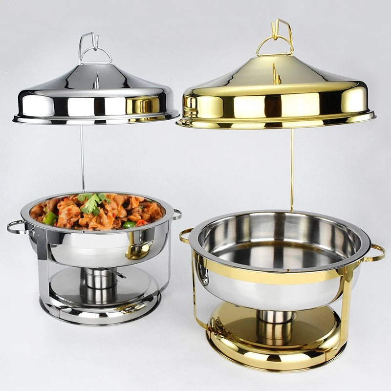 Electric Heating Hotel Restaurant Restaurant Club Stainless Steel Hanging Cover Breakfast Buffet Insulation Alcohol Stove