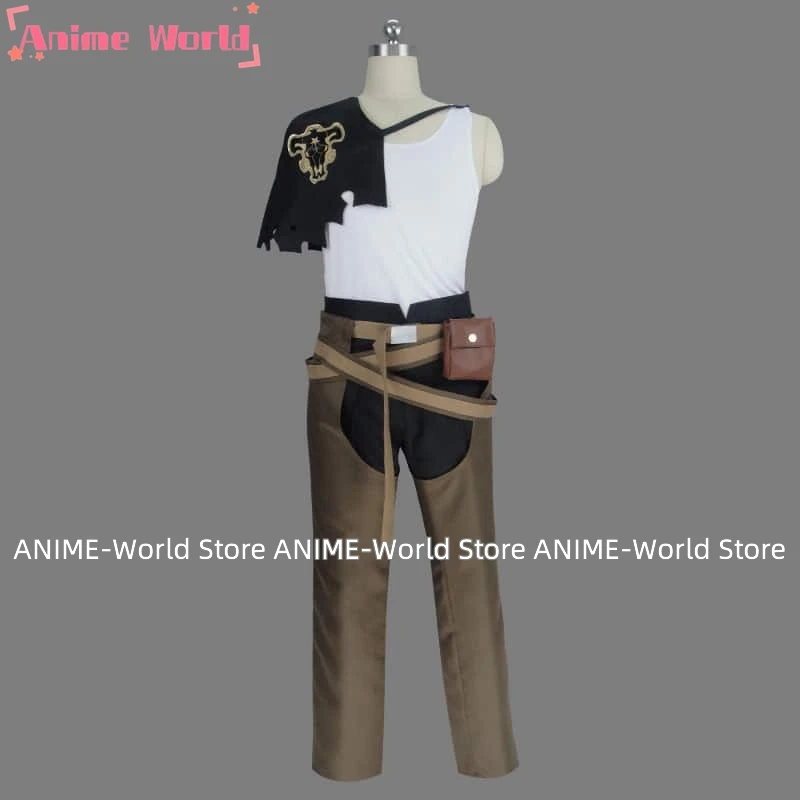 《Custom size》Anime Yami Sukehiro Cosplay Costume Wig Outfits Halloween Carnival Suit