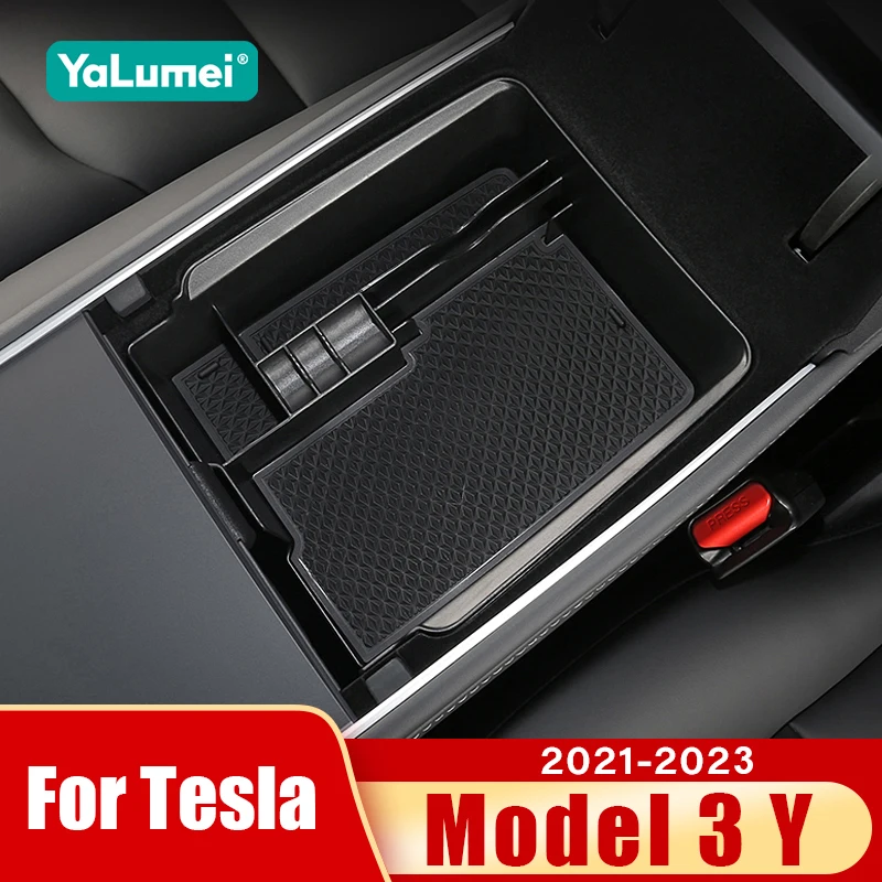 Für Tesla Model Y 2021 2022 2023 2024 Model 3 2021 - 2023 Auto Mittelkonsole Armlehnenbox Aufbewahrungsbehälter Ablage Zubehör