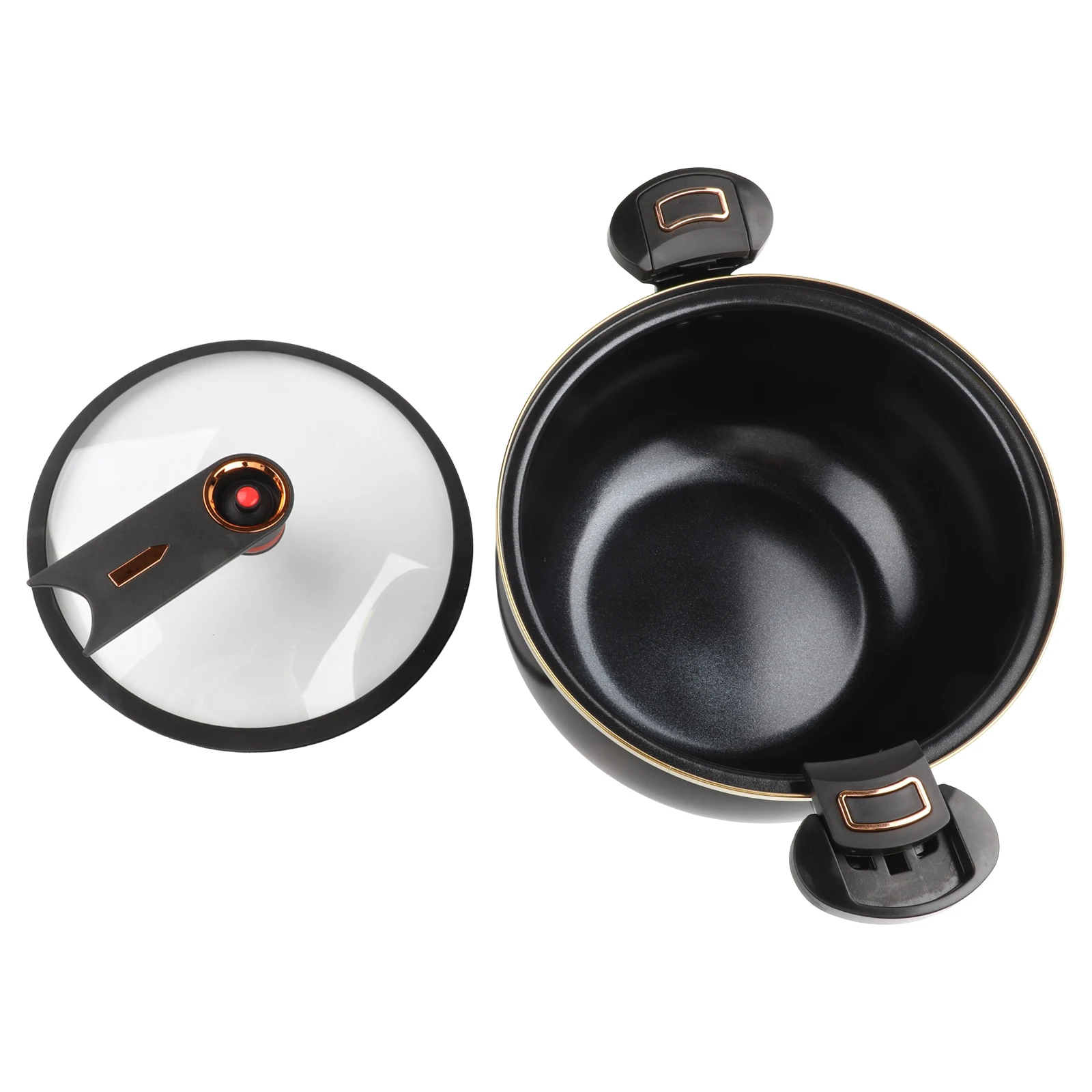 

Family Cooking Cast Iron Soup Pot Cast Iron Multifunction Cooker Soup Pot Multi-functional Cooker Easy Cleaning Pottery