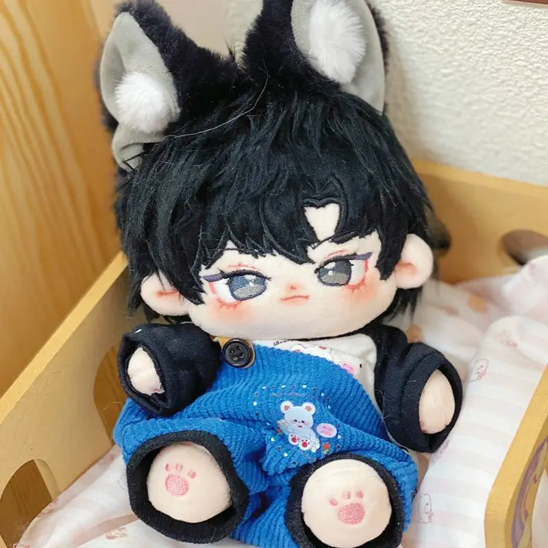 15cm Genshin Impact Scaramouche Wanderer Plush Toys Cosplay Cute Anime Stuffed Doll Cartoon Cat Skeleton Birthday Fans Gifts