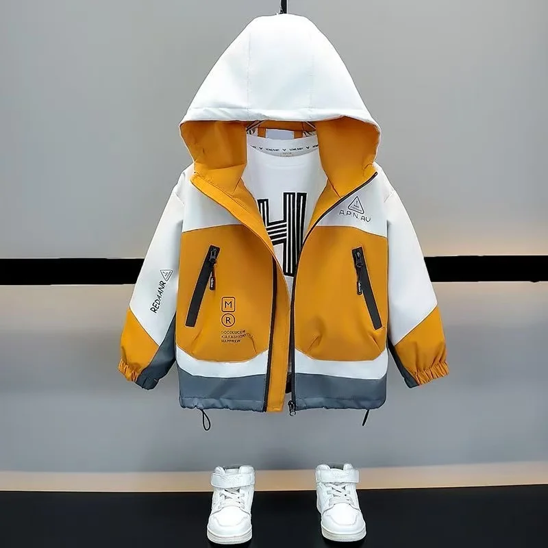 

Boys' Spring and Autumn Jacket 2025 New Children's Stormtrooper Jacket, Korean Edition, Elegant Boys' Top Jacket