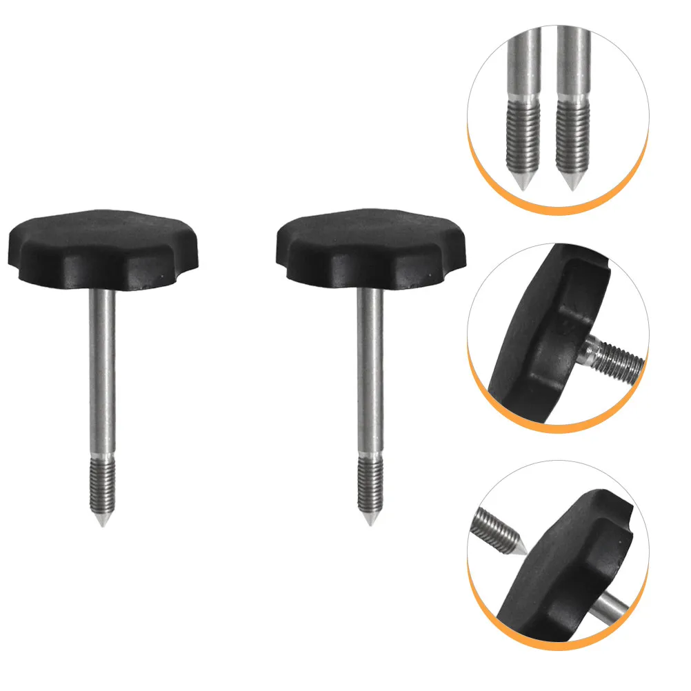 

2Pcs Premium Window Frame Mount Pin Knob Set for Soft-Top Vehicles Exact Oem Fit Easy Install High-Grip Design Long-Lasting