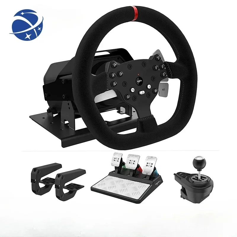 

PXN V10 Game Steering Racing Simulator Steering Wheel Volante 270/900 Rotation with Clamps For PC/PS4/Xbox One/Xbox Series X/S