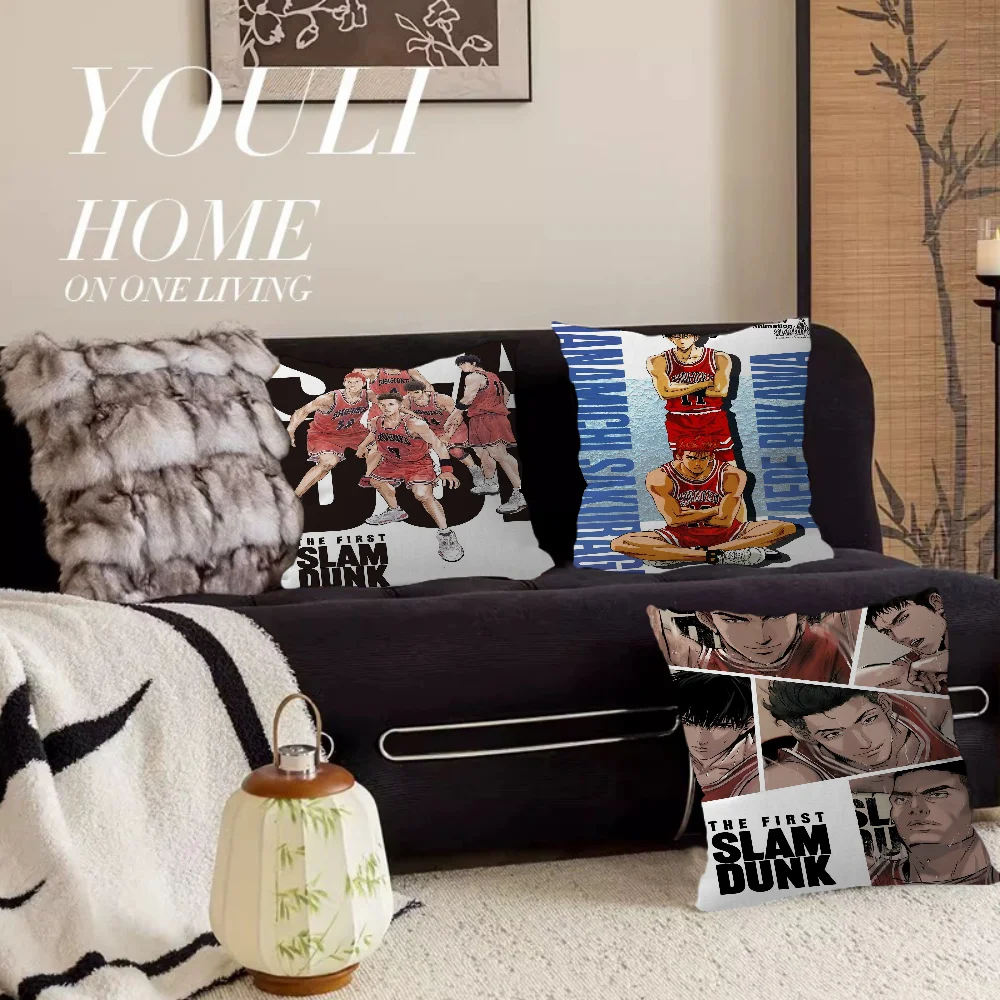 

Slam Dunk ANIME Cushion Cover 30x50 Polyester Sofa Cushions Decorative Throw Pillows Home Decoration Pillowcover
