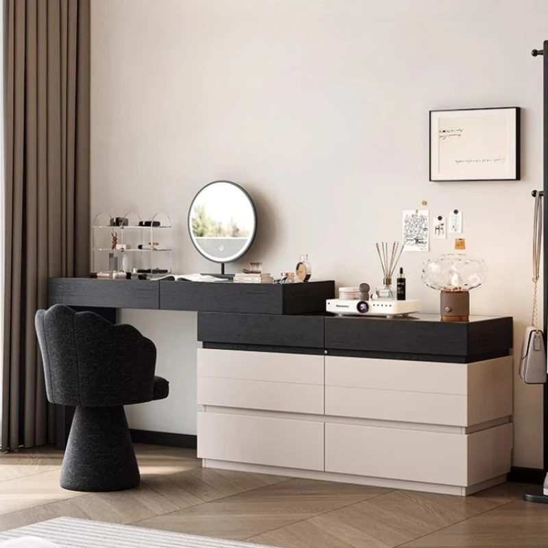 

Italian Wood Dressing Table Vintage Minimalist Medium Size Dressing Table Luxury Home Vanitys Para Maquillaje Accessories