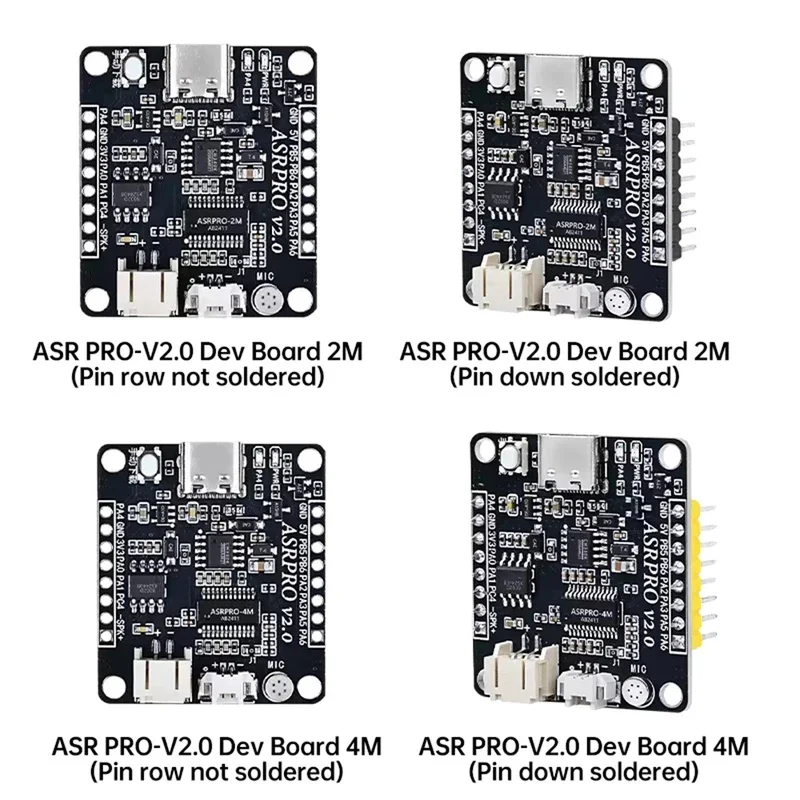 ASR PRO2.0 Speech Recognition Module Development Board Offline Intelligent Speech Recognition Module Core Board Built in 2MB/4MB