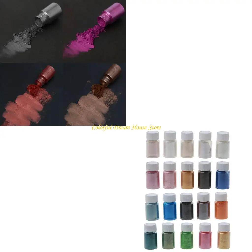 

50 Color Shifting Mica Powder for Epoxy Pearl Pigment Powder for Soap Making