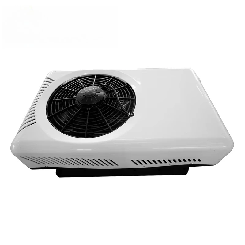Aire Acondicionado de Estacionamiento para Camiones, Tractores, Bulldozers, Furgonetas y Semirremolques, con Batería de Camión, 12V 24V DC, Tipo Split