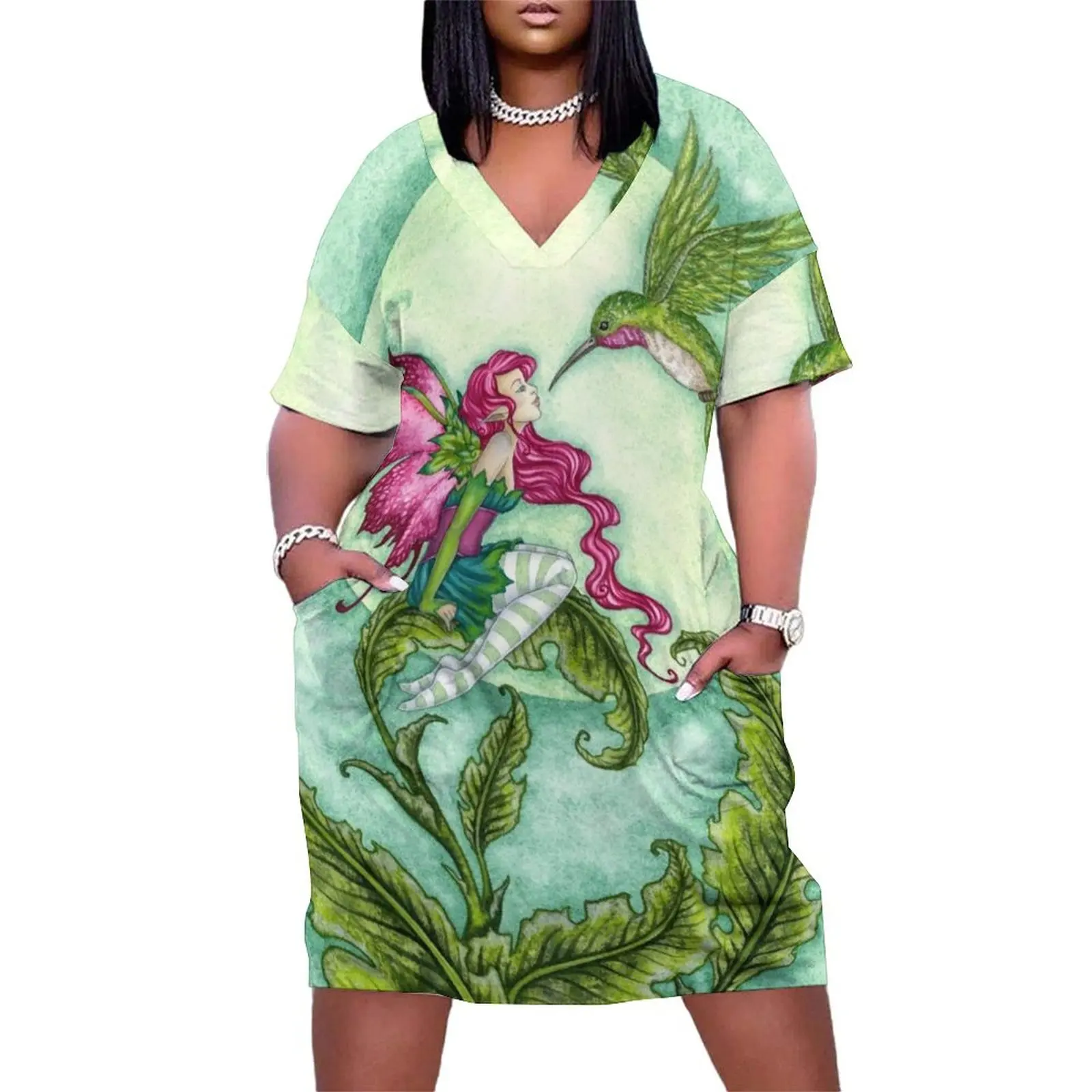 

Flirting Loose Pocket Dress summer dresses for women 2025 Woman's evening dress Party dresses