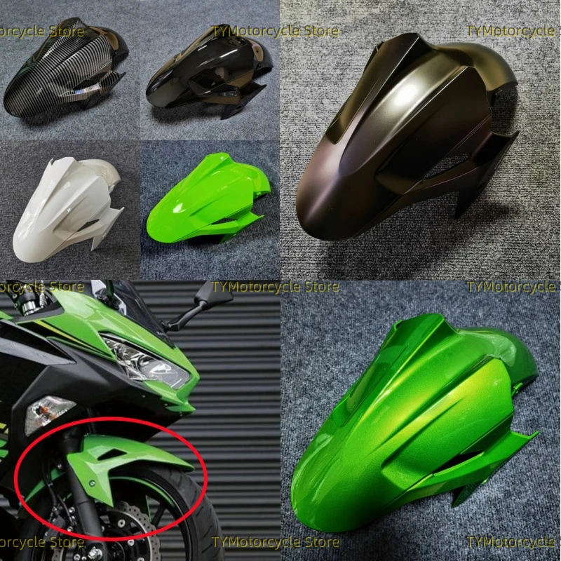 

Motorcycle Front Fender Mudguard Tire Splash Mud Guard Fit For KAWASAKI Ninja 400 Ninja400 Z400 2018 2019 2020 2021 2022 2023