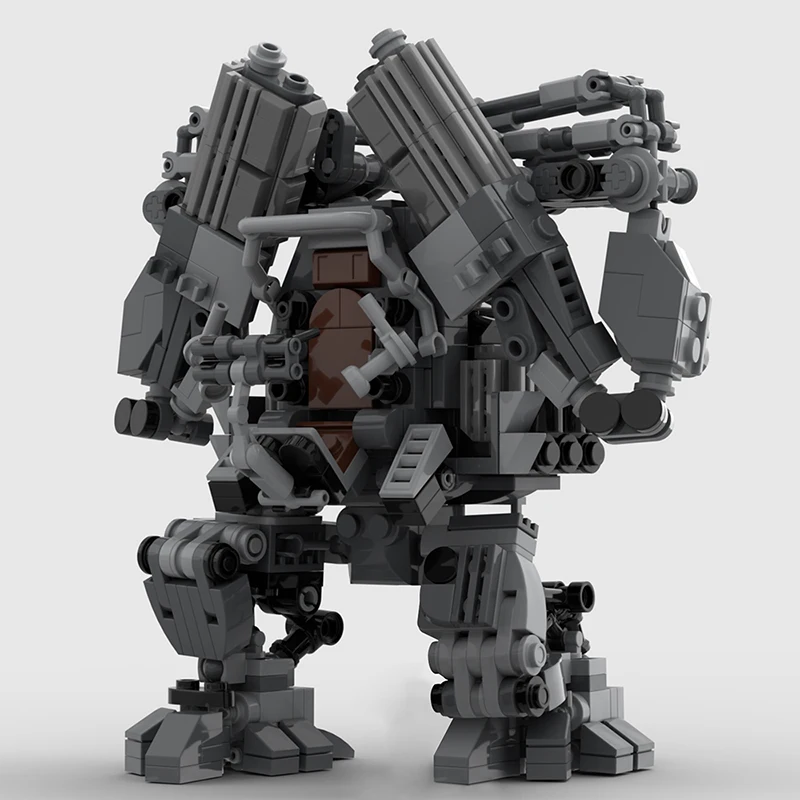 Matrixeds APU Mechanical Mecha Robots Weapo MOC Building Blocks Toys for Children Kids Christmas Gifts 712PCS Bricks MOC-137552