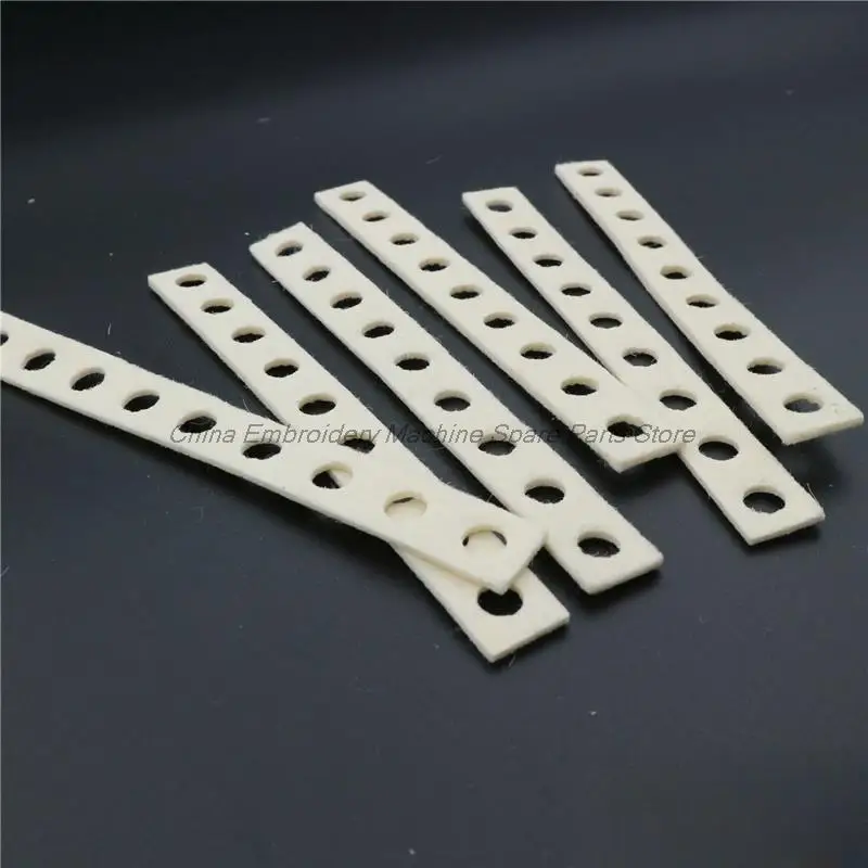 100PCS 4 6 9 Pins Needle Rod Felt Pad Needle Rod Holder Felt Pad Oil-Absorbing Felt Computer Embroidery Machine Accessories