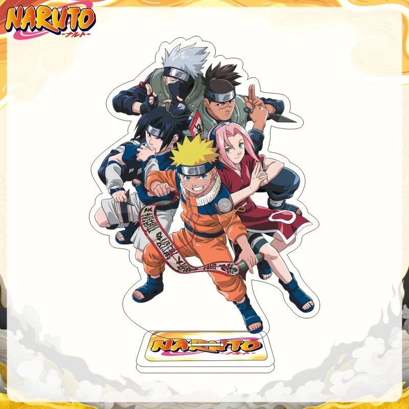 Japanese Naruto anime star peripheral acrylic Dali brand double-layer desktop ornament toy doll 15CM   birthday gift