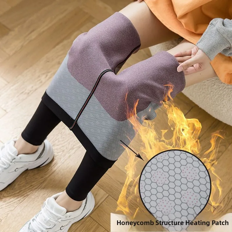 Thiened outono inverno arcaskin calças femininas plus size faionable hip levantamento yoga calças compridas camada base