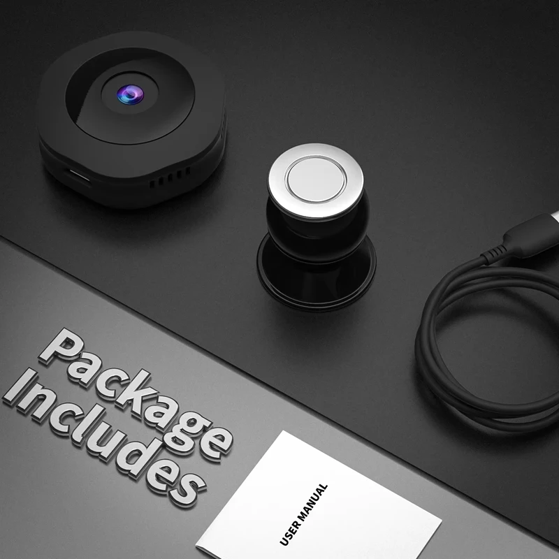 Wireless WIFI Camera Infrared Night Vision Mobile Network 4K Security HD Remote Monitoring Camera Magnetic Bracket Smart Home