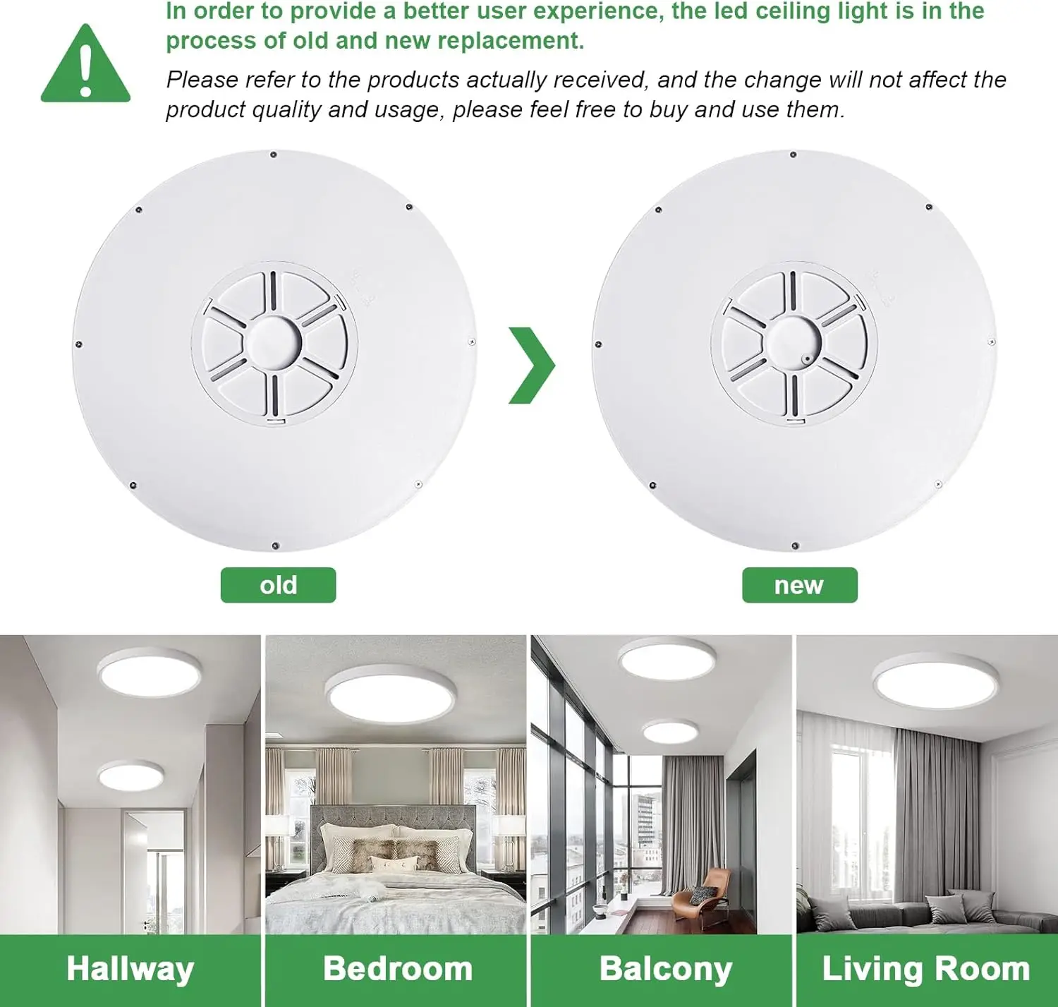 Plafoniera da incasso a Led da 12 pollici 6Pk, 24W, 2520Lm, 3000K/4000K/6000K Cct selezionabile, luce rotonda a schermo piatto a basso profilo