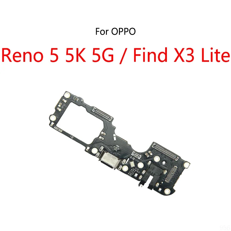 

Pop For OPPO Reno 5 5K 5G / Find X3 Lite USB Charge Dock Port Socket Plug Connector Flex Cable Charging Board Module
