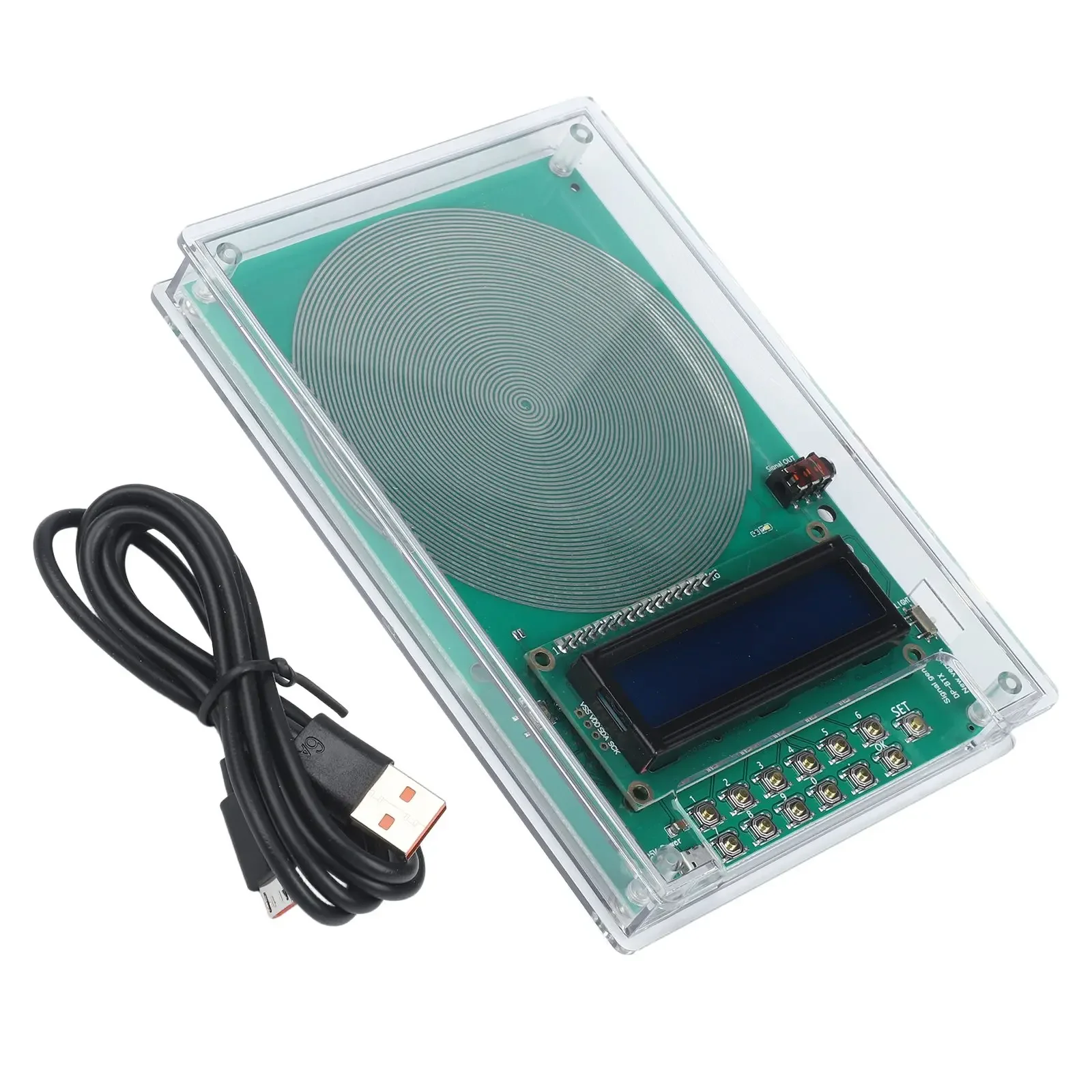 Frequency Generator V2 Designed For Therapeutic Use Featuring Resonance 7.83Hz And Adjustable Frequency Control