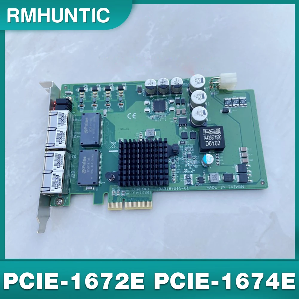 

4-port Visual Image Acquisition Card POE Network Card For Advantech PCIE-1672E PCIE-1674E