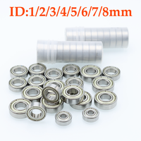 Small Bearing 608 4x7x2.5 4x10x4 5x11x4 ZZ Bike RC Car Skate Skateboard Wheel Miniature Carbon Steel Deep Groove Mini Bearings