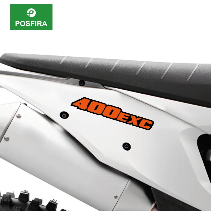 POSFIRA Motorcycle Swingarm Sticker Vinyl Decals for KTM 400 EXC 2000-2011 2001 2002 2003 2004 2005 2006 2007 2008 Accessories