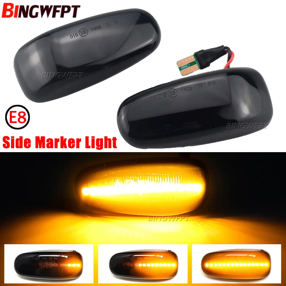 Led Dynamic Side Marker Turn Signal Indicator Light Sequential Blinker For Mercedes BENZ W202 W210 W208 R170 Vito W638