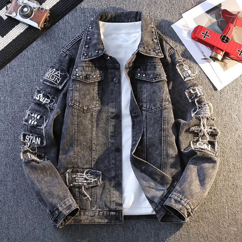 

Стирка верхней части Мужские новые джинсы