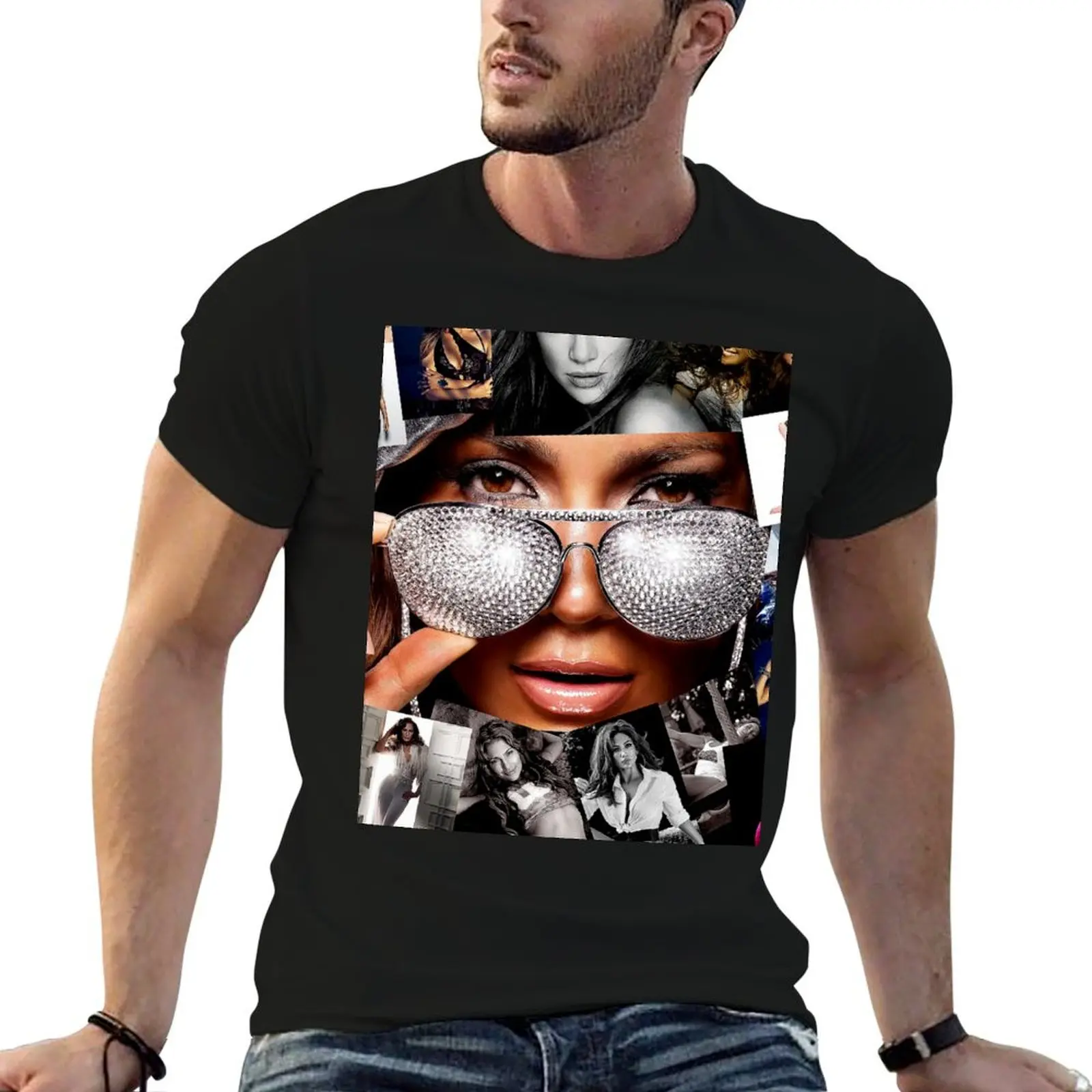 

Jennifer Lopez T-Shirt man t shirts cotton funny t shirts dark humor T-Shirt