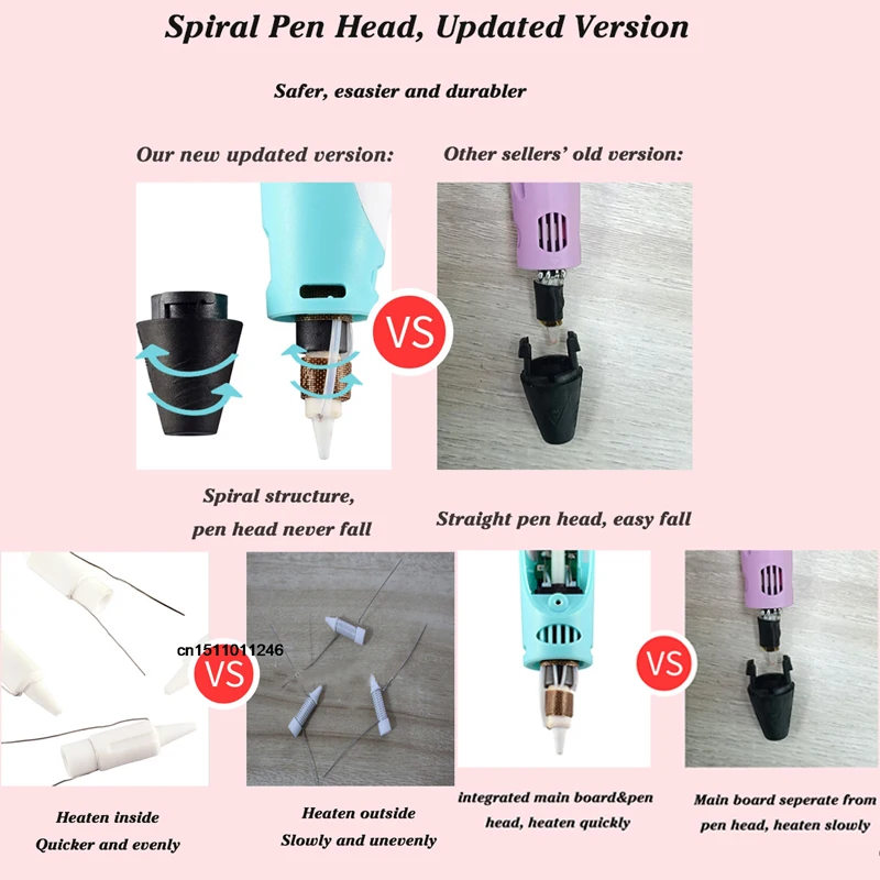 3D Printing Pen  Drawing Pen With LCD Screen Compatible PLA Filament Toys Safe Paiting for Children DIY Christmas Birthday Gift