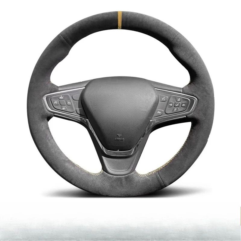

Hand Stitched suede wear resistant car Steering Wheel Cover For Chevrolet Malibu XL 2015-2019 Equinox 2017-2019 Auto Parts