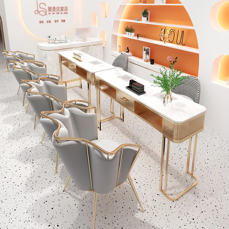 

for nails beauty salon furniture tables with 4 chairs makeup vanity desk professional manicure table manicurist furniture tables