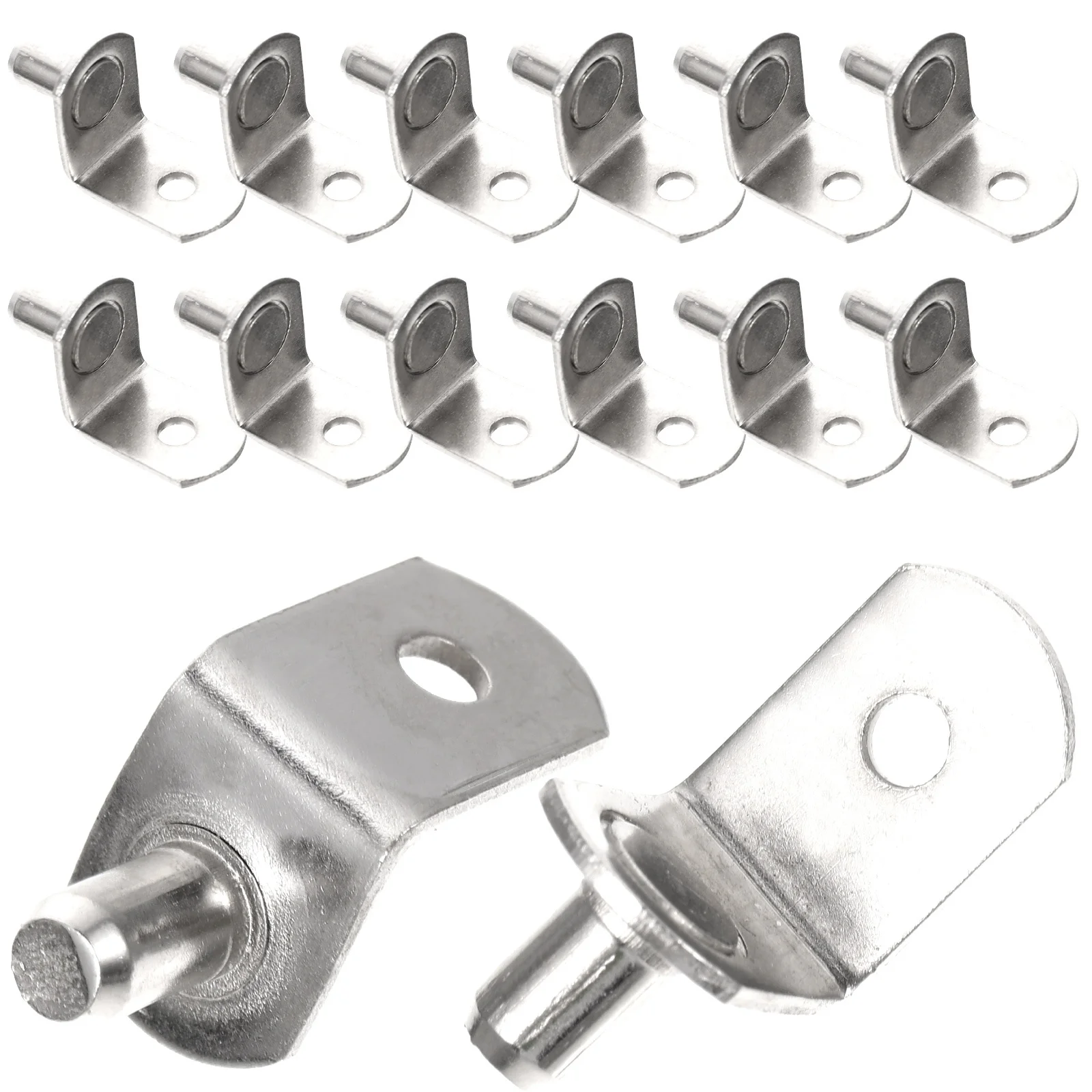 40 قطعة دبوس دعم الخزانة عالية الجودة رف فولاذي مقاطع قوية متعددة الاستخدام لخزائن أرفف الكتب خزائن عرض الحالات