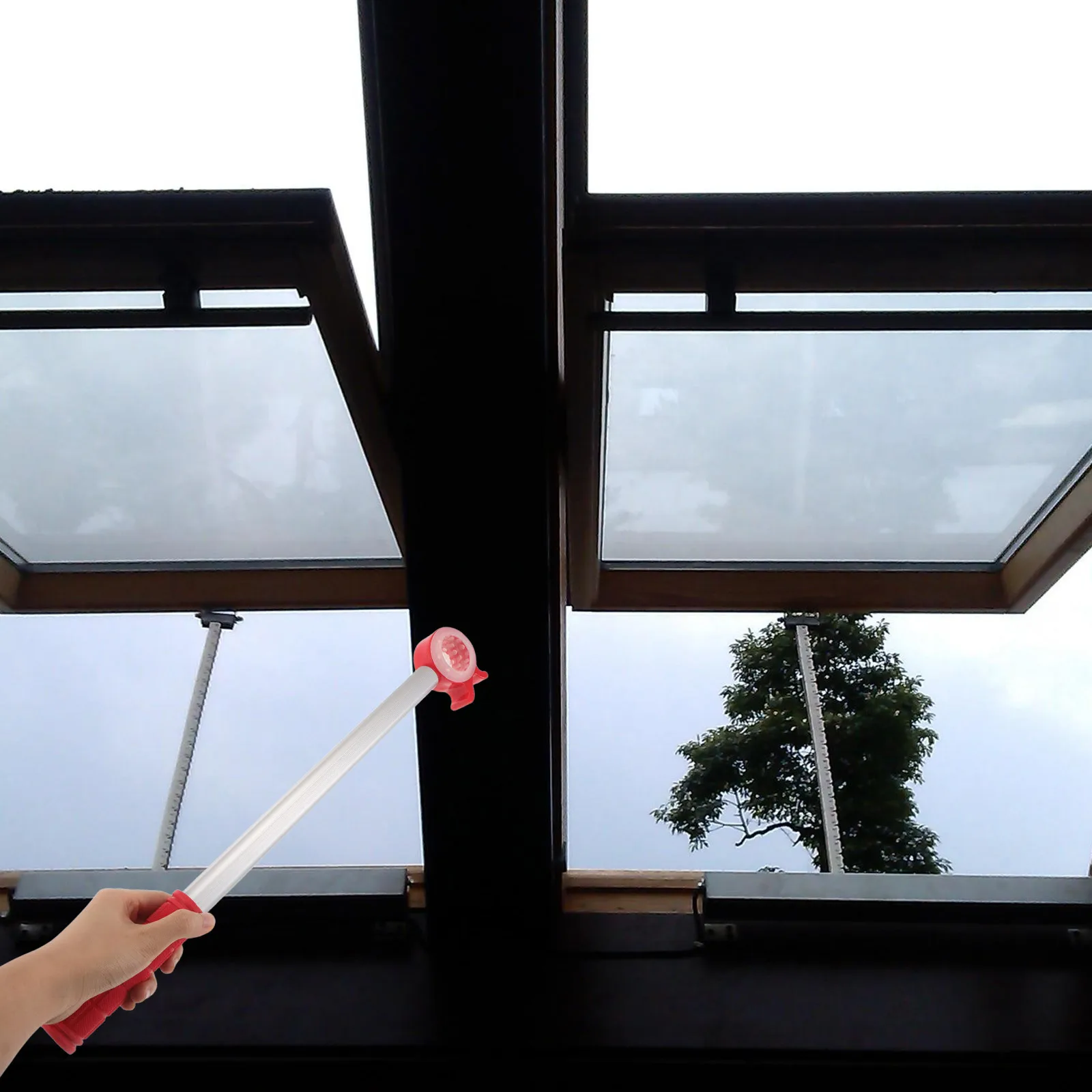 

Window Opener Pole: Extendable Sash Window Opener For Attic Loft Hatch Rv Awning Blind Tilt Wand Shade Pull Rod Tool Home