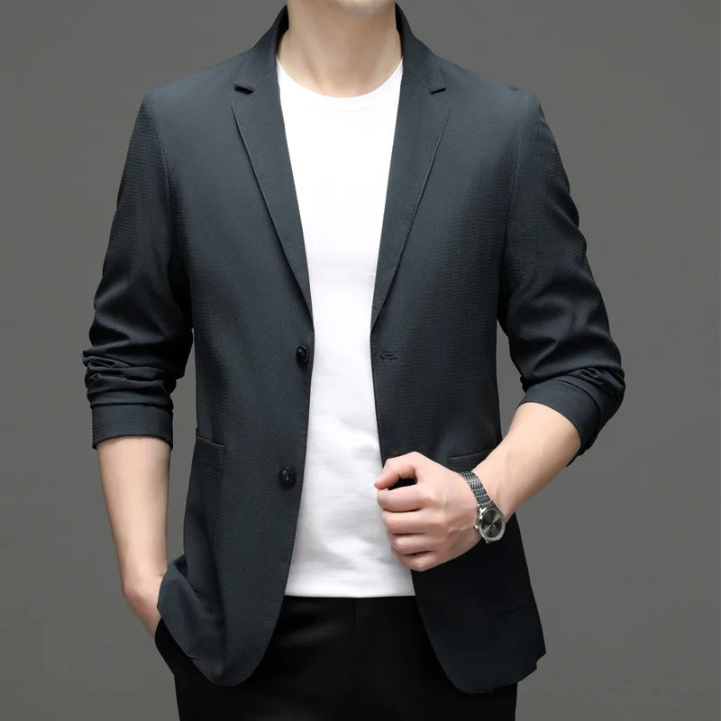 

Z216 -2023 new small suit men's Korean version of slim suit men's youth big size suit jacket business trend