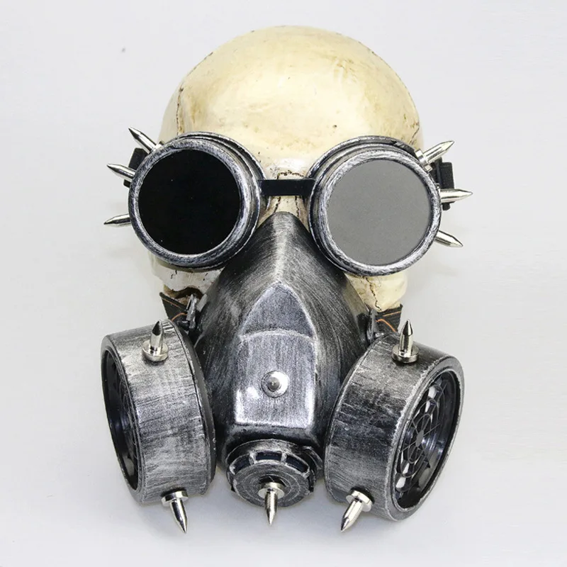 

European and American retro glasses bar mask cosplay animation game punk party props gift