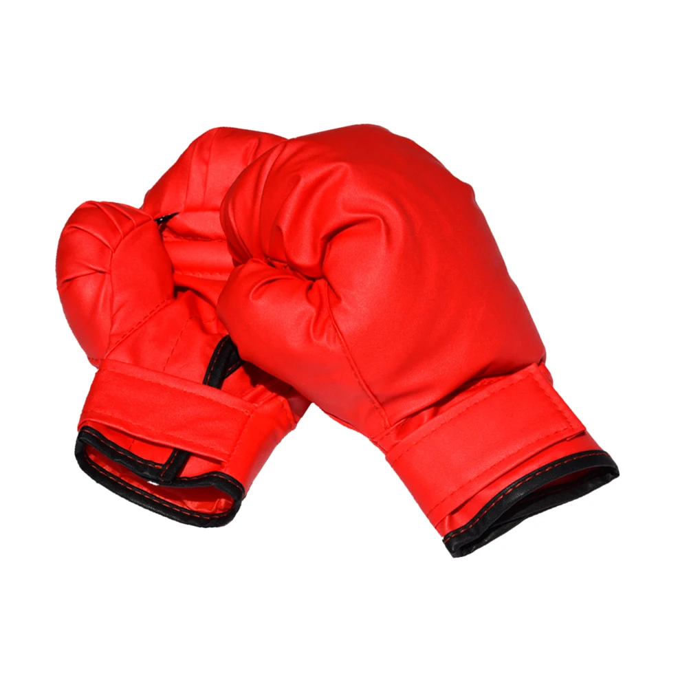 

Kids Boxing Gloves Training Punch Mitts Sparring Hand Pads For Kickboxing Karate Thai Martial Arts Fighting Red