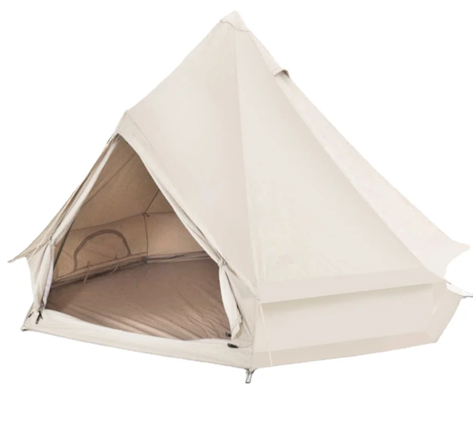 

4m Large Mongolia Glamping Tent Hotel Star Cotton Canvas Bell Tent Custom Safari Tent