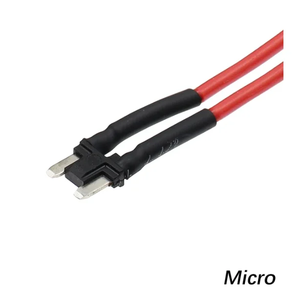 Car Dual line Simple Fuse Power Socket Standard Mini Micro 2 12V 24V Fuse Box Socket Non Destructive Modification Line