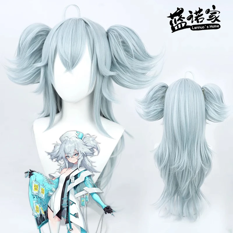 

Anime Girls' Frontline Neural Cloud Cosplay Wig Halloween Carnival Party Props Synthetic Hair Heat Resistant Fiber + Wig Cap