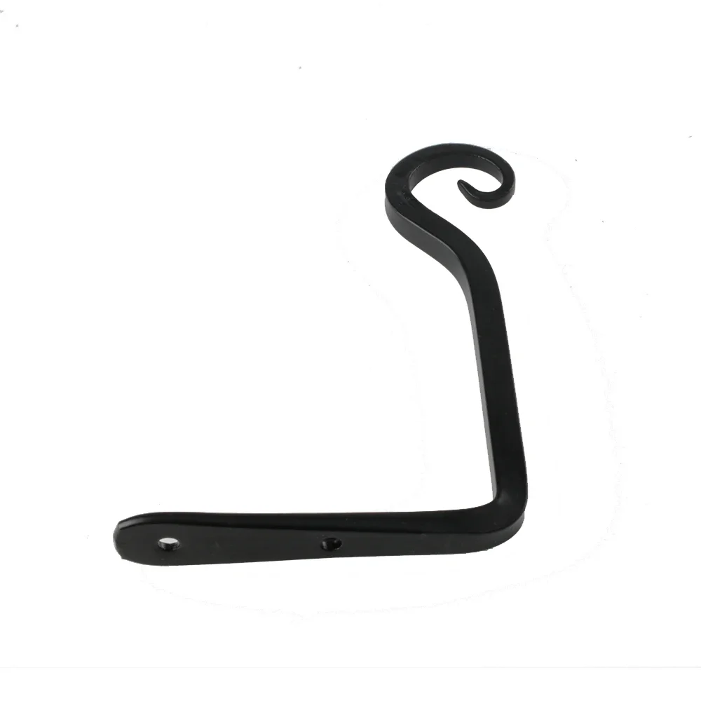 

Iron Hook Hanging Wall Mounted Display Placing Lanterns Bird Feeders Flower Basket Wind Chimes Towel Rack Holder