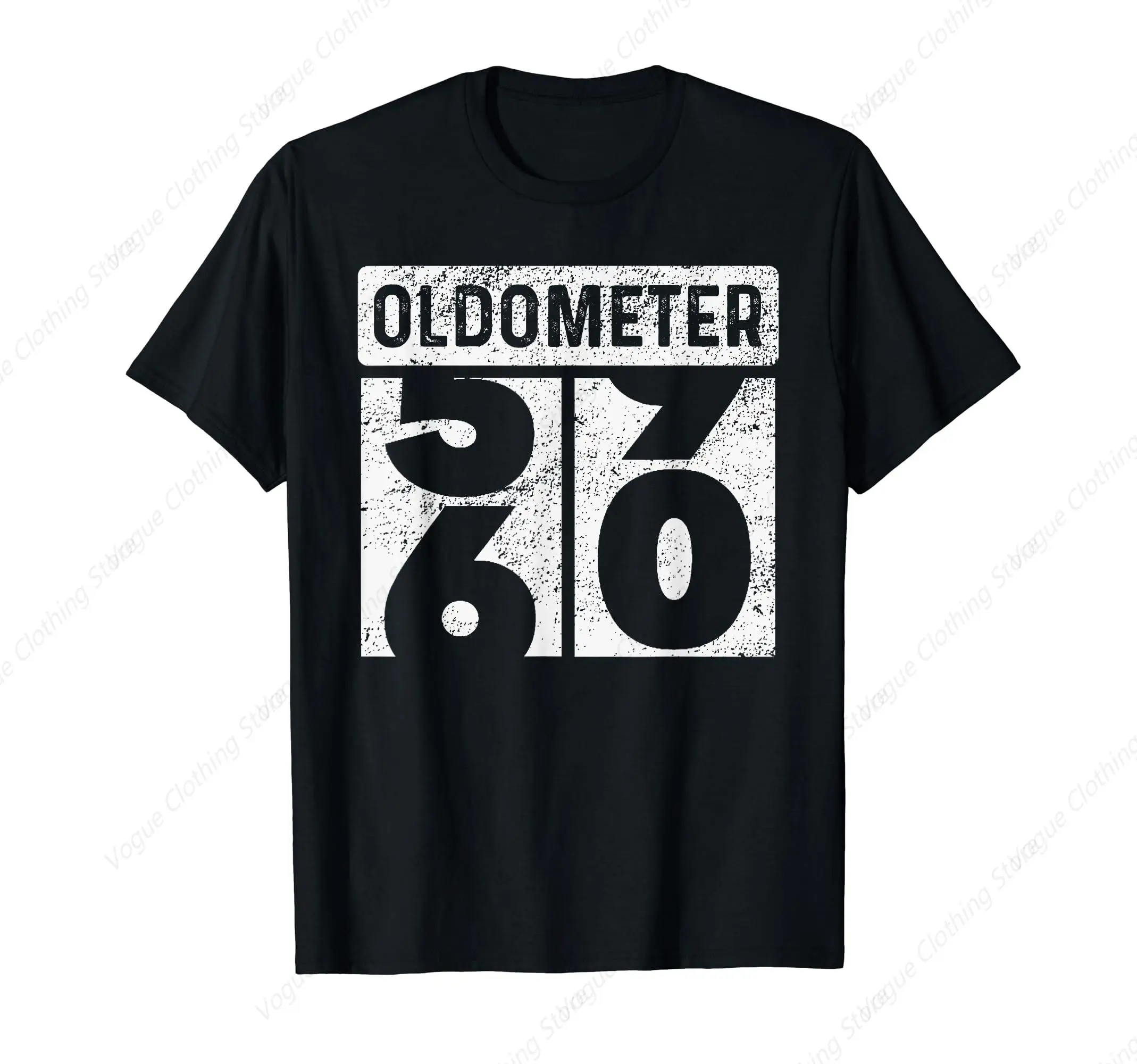 

Oldometer Odometer Funny 60th Birthday Gift 60 Yrs Old Joke T-Shirt Cotton Tee Daily Soft Unisex Clothing Tops