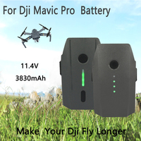 3830mAh  For MAVIC PRO  Drone Replacement LiPo Battery for DJI Platinum FPV Quadcopter RC