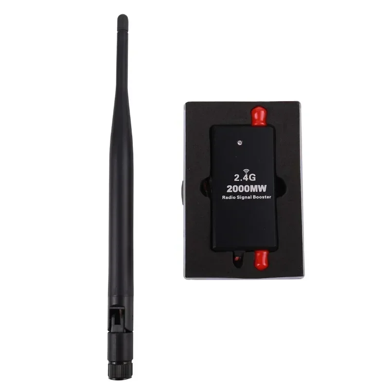 Use 2.4G mini power amplifier remote control to increase the range of the power amplifier, and modify the long-distance remote