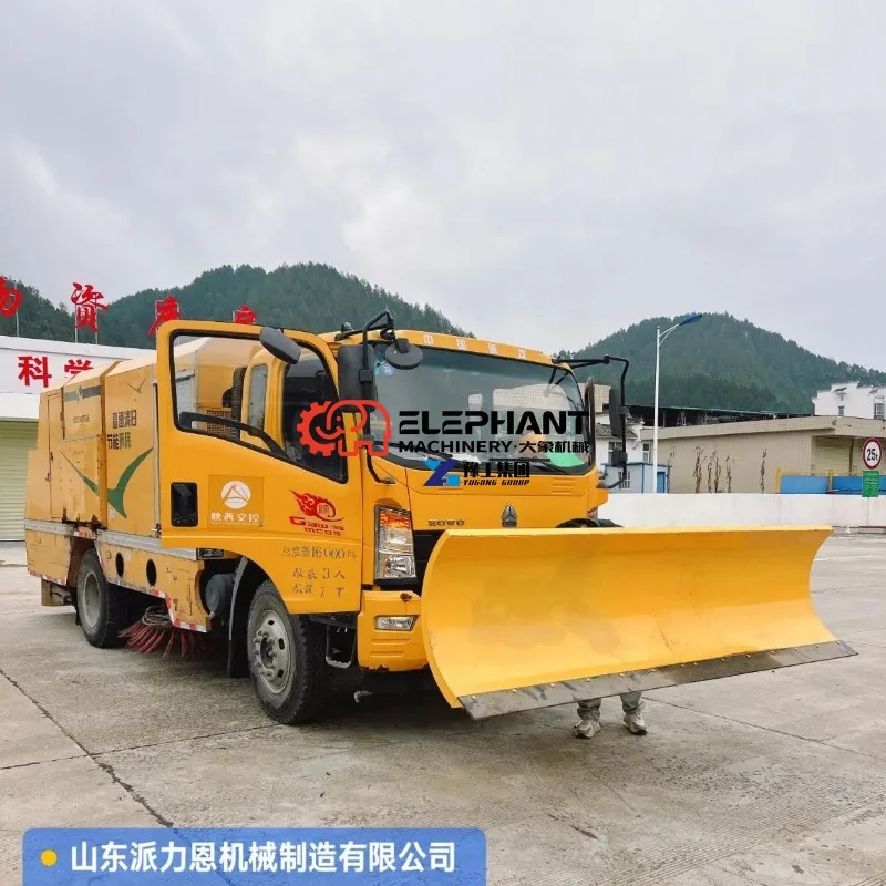 Heavy Duty Hydraulic Snow Plow Truck Mounted Snow Blade Winter Road Safety Tool for Large Area Road Surface Snow Clearing